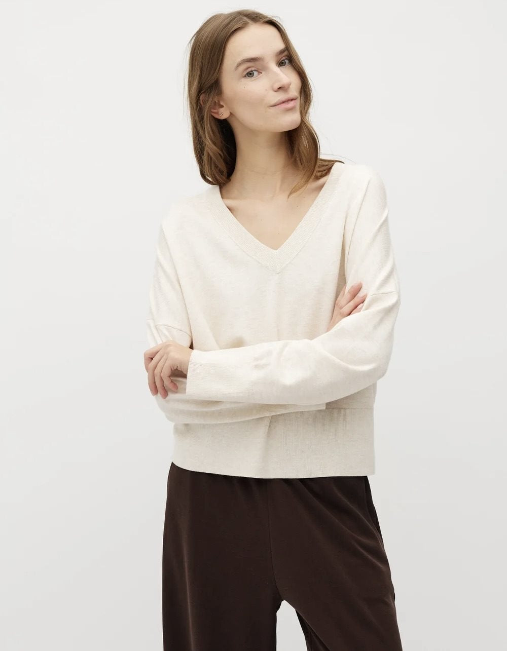 GILLIAN V-M KNIT