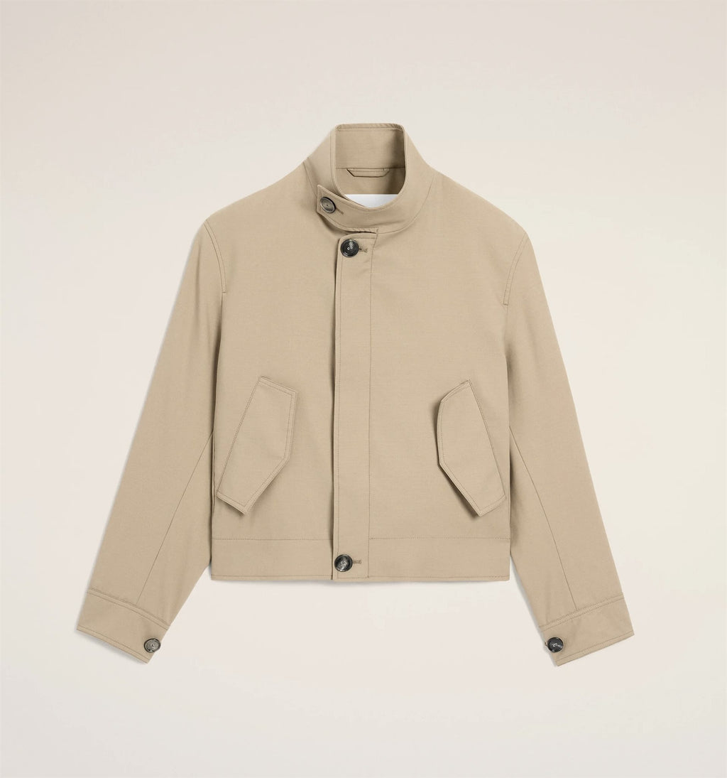 Harrington Jacket Wool Gabardi