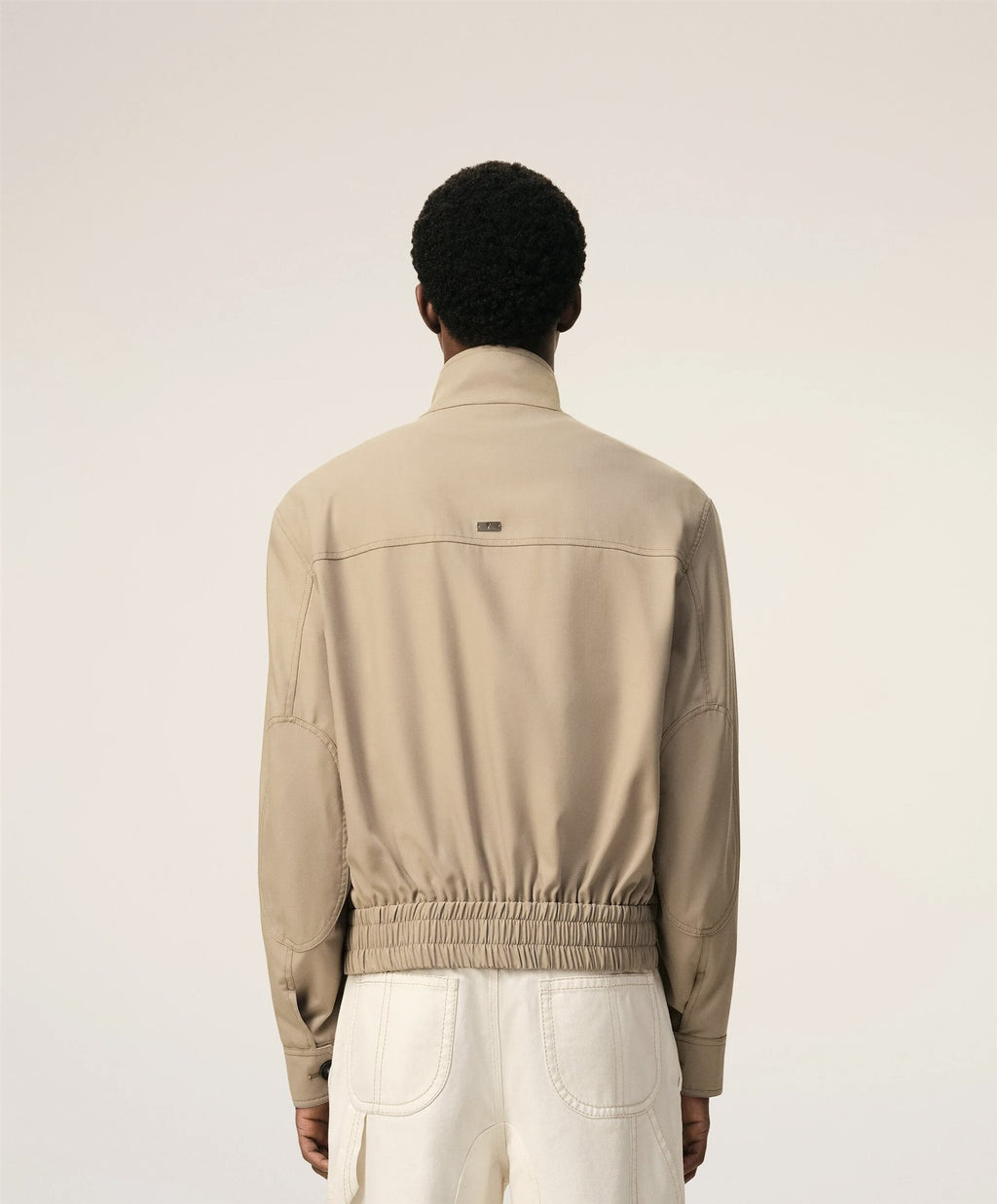 Harrington Jacket Wool Gabardi