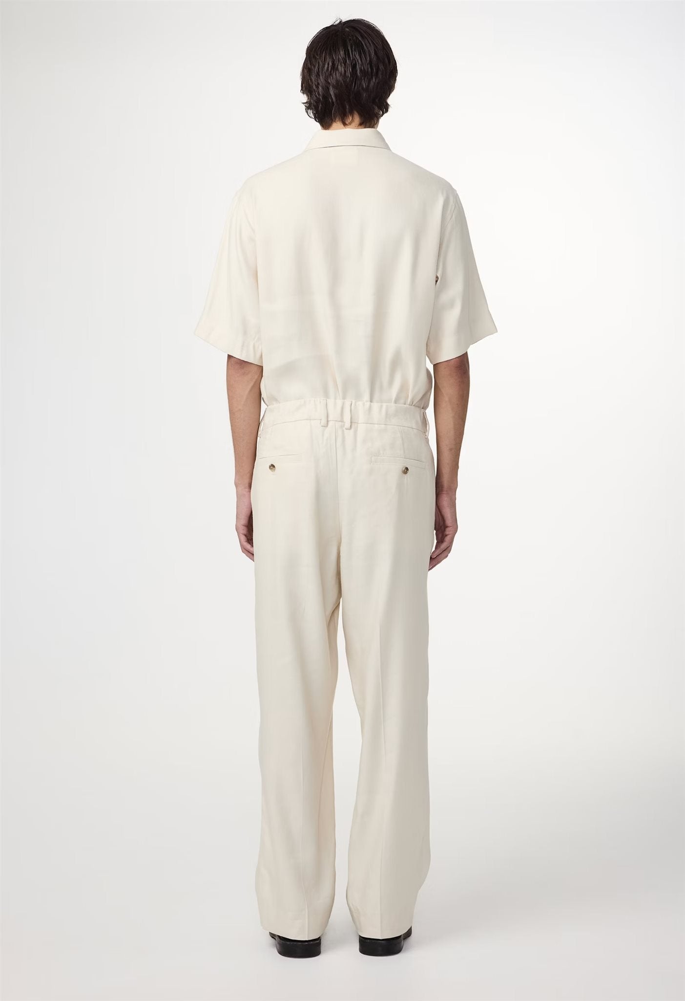 K relaxed fit linen trouser