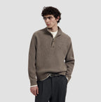 KNITTED MOCK NECK