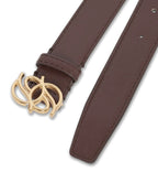 LEATHER D-MIROIR BELT