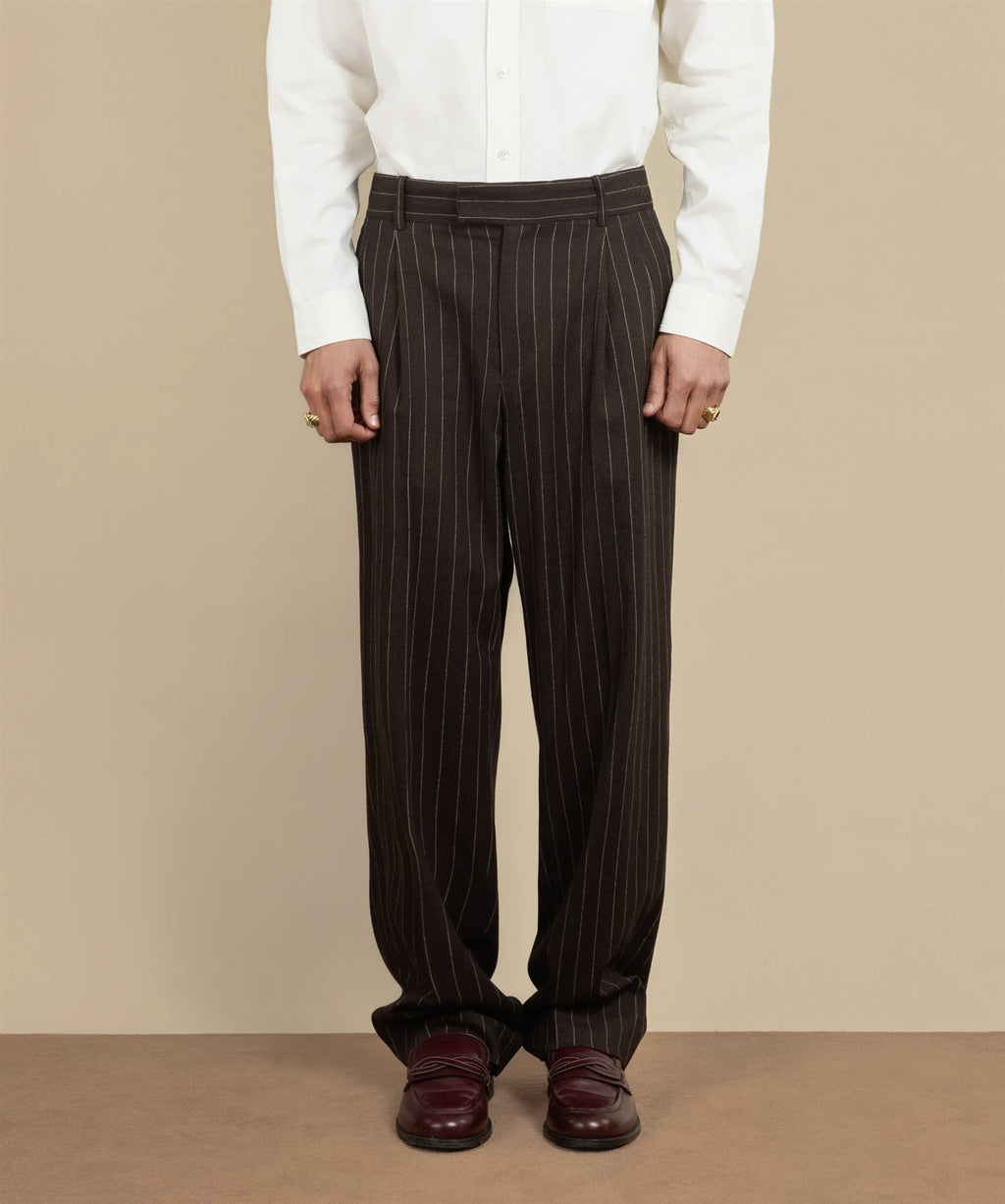 Le Pantalon Pinstripes
