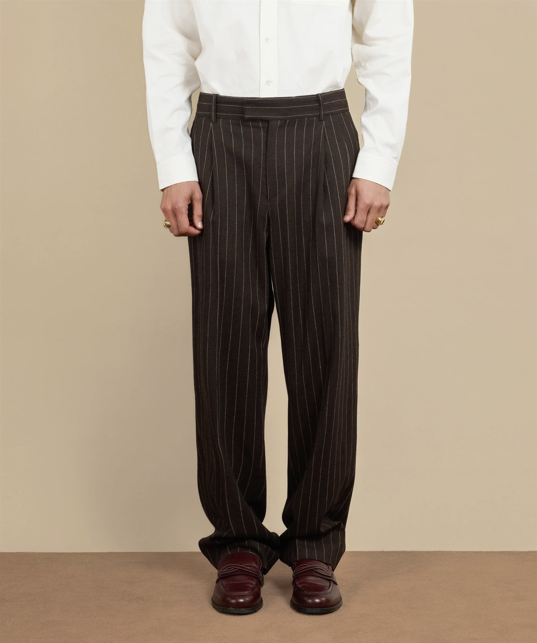 Le Pantalon Pinstripes