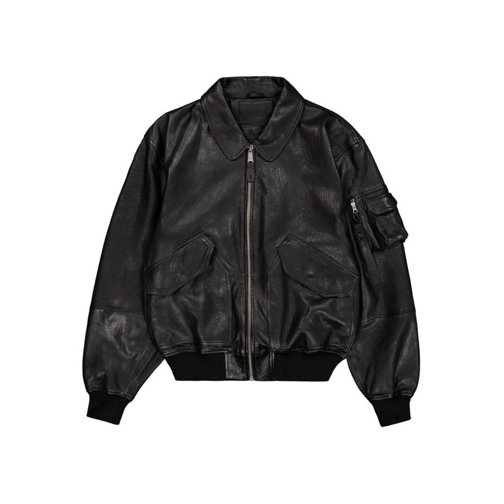 Leather Bomber