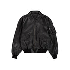 Leather Bomber