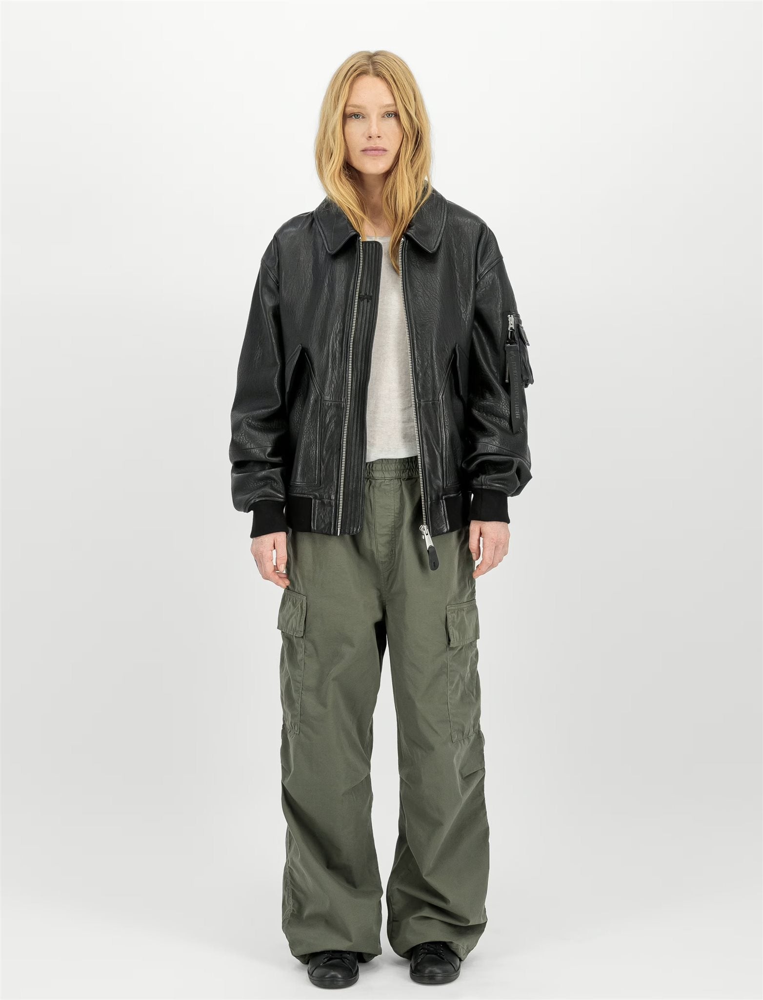 Leather Bomber