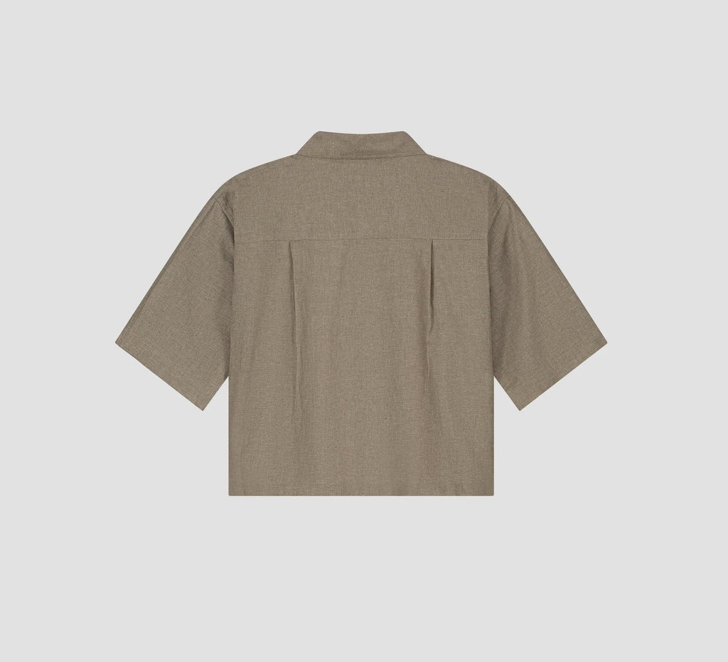 Linen short sleeve shirt
