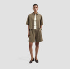 Linen short sleeve shirt