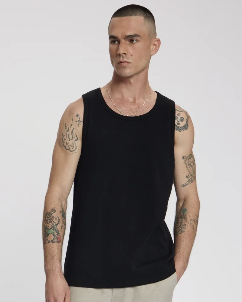 Loop ribbed tanktop