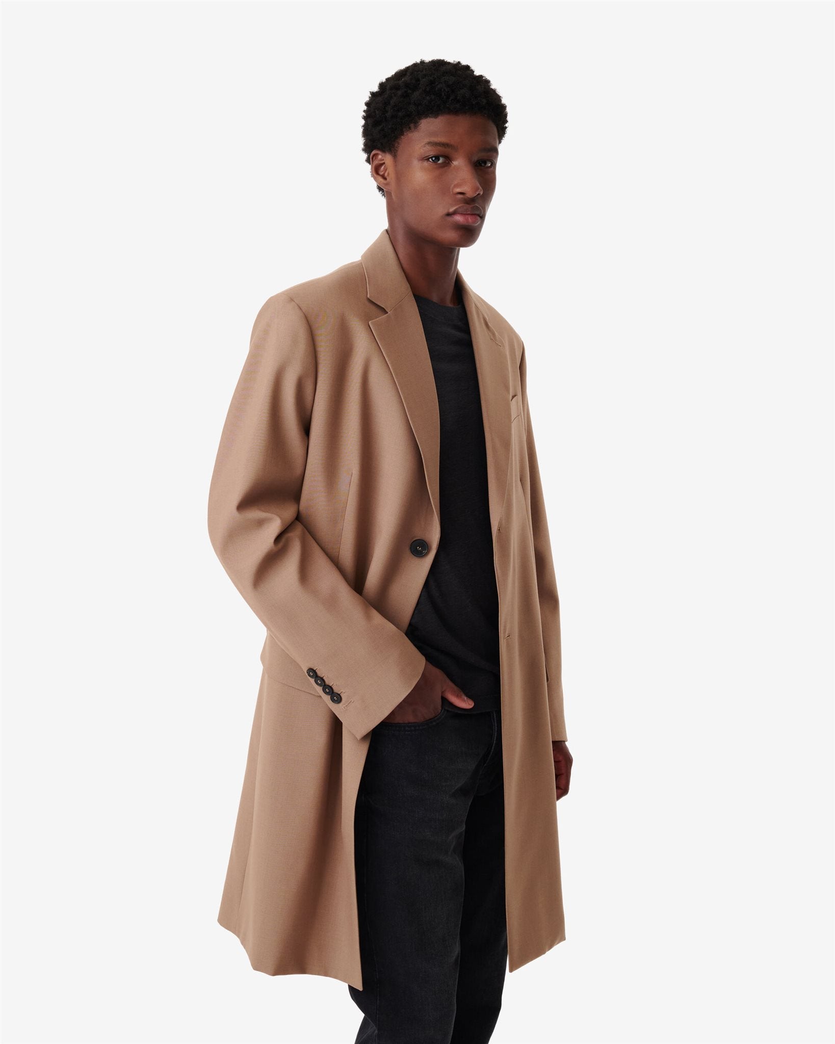 MOFAN WOOL BLEND COAT