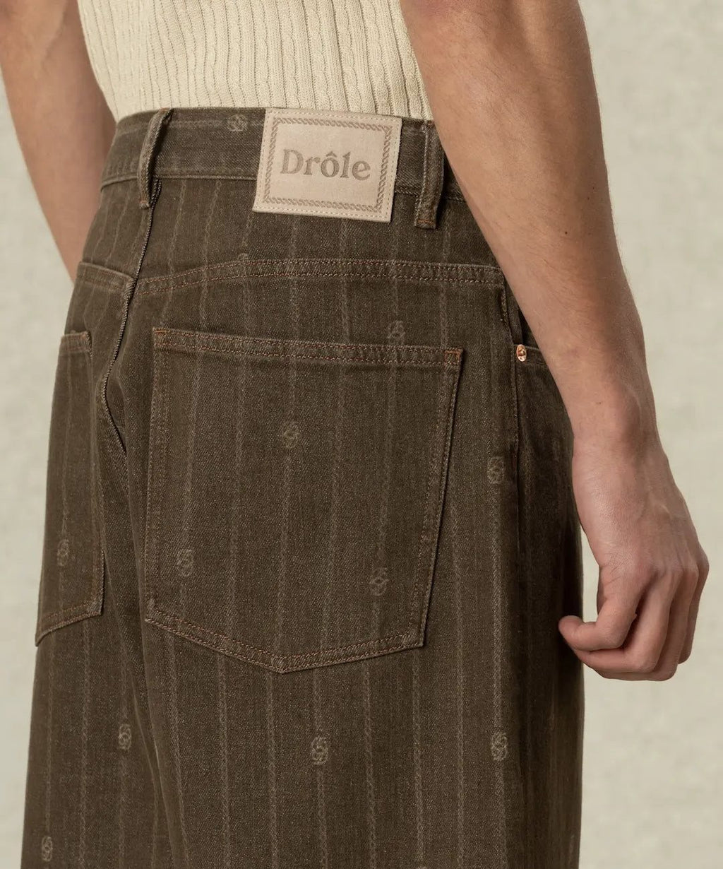 Monogram Baggy Jeans