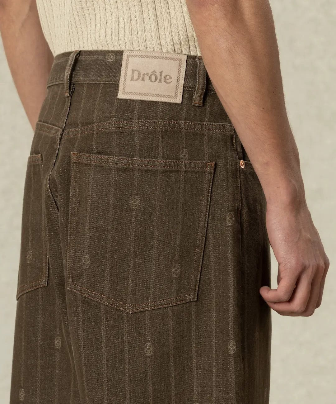 Monogram Baggy Jeans