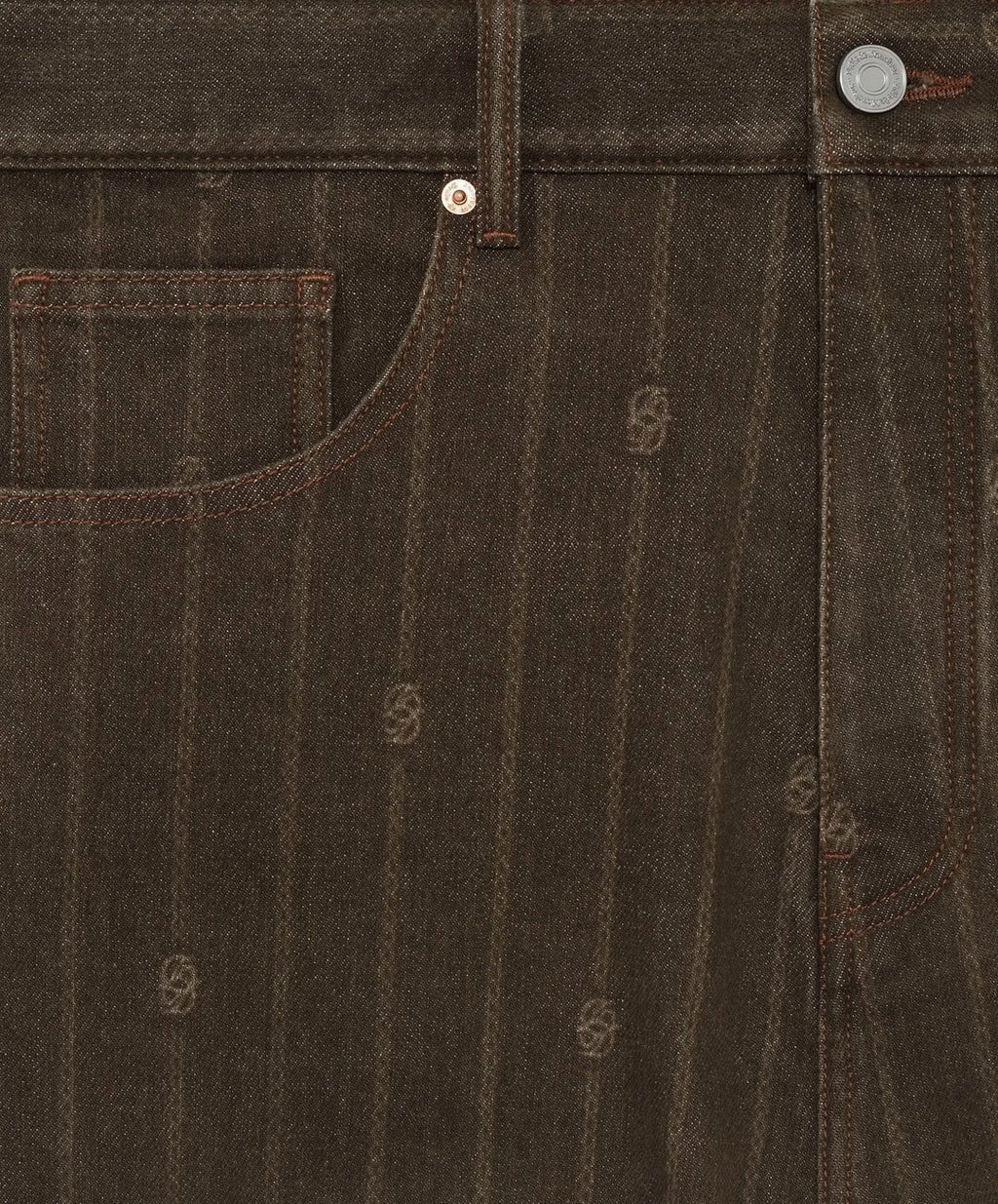 Monogram Baggy Jeans