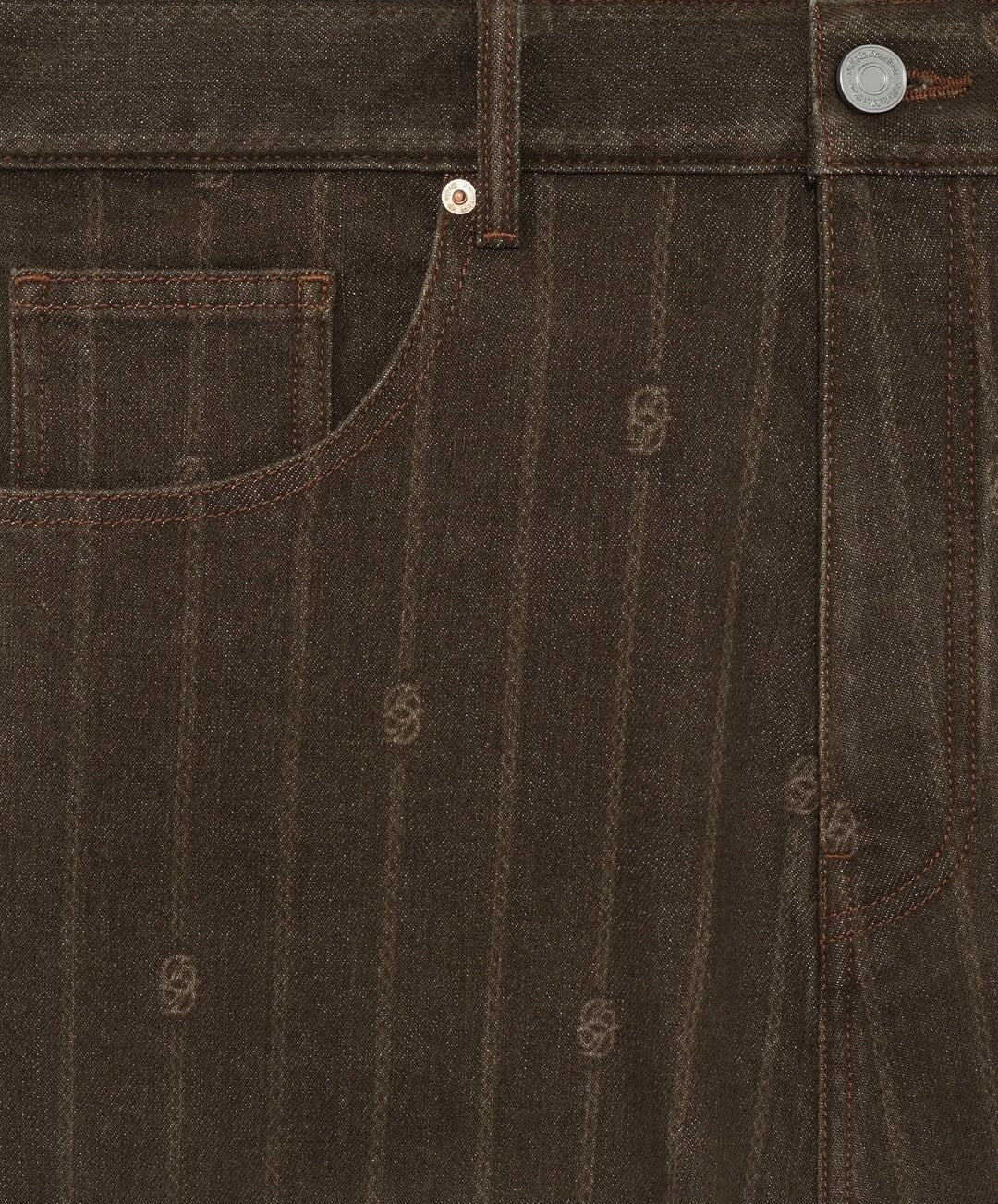 Monogram Baggy Jeans