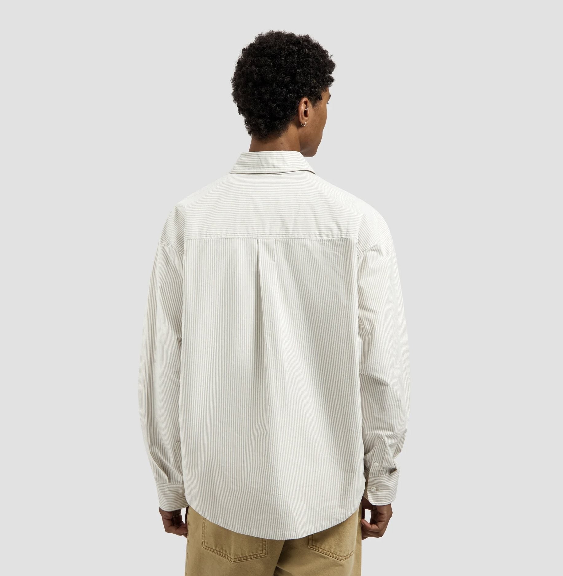 Oversized Stripe Oxford Shirt