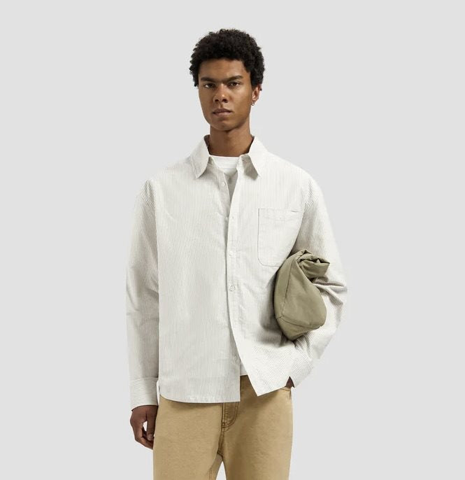 Oversized Stripe Oxford Shirt