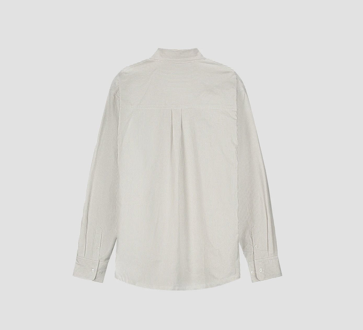 Oversized Stripe Oxford Shirt