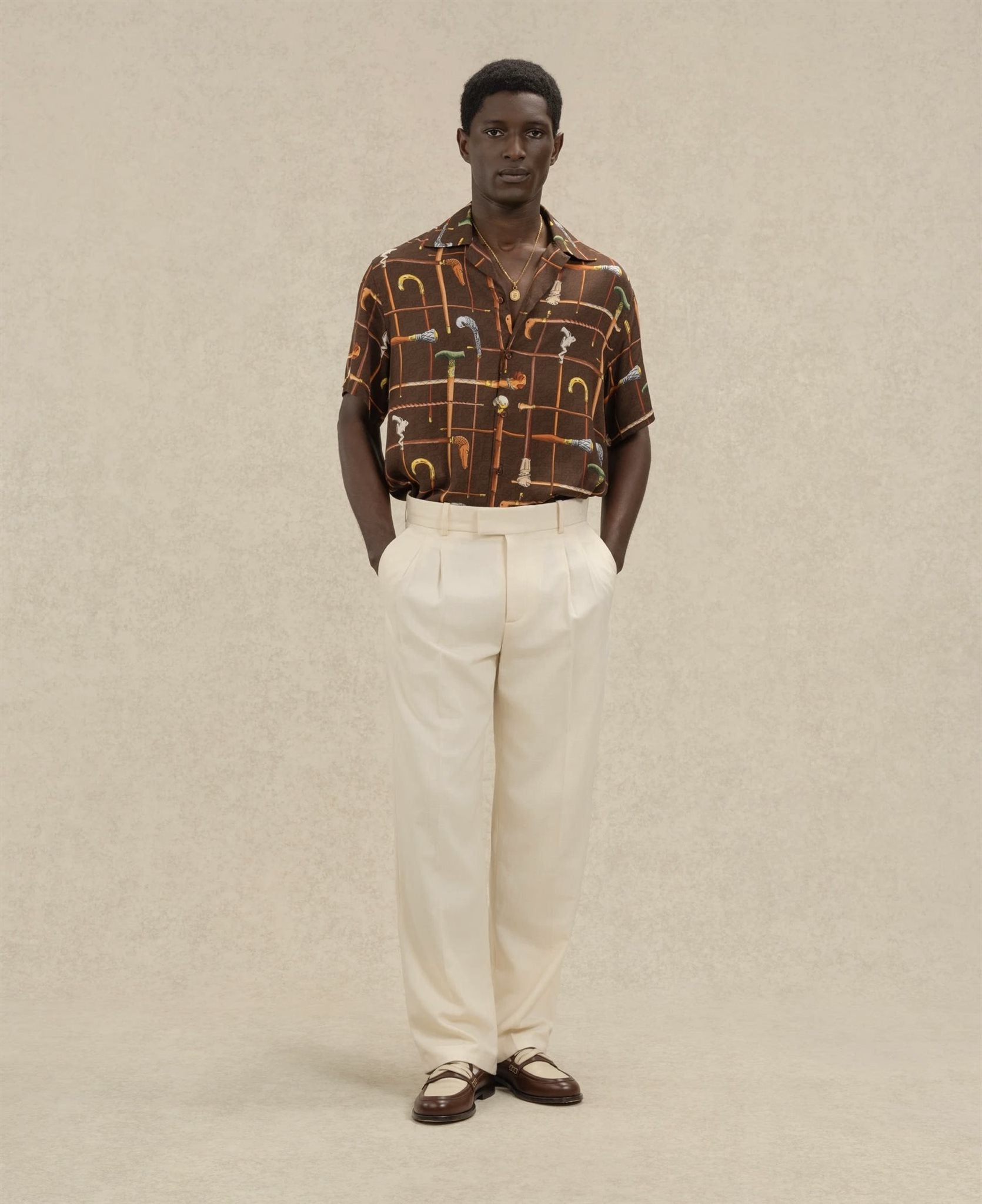 Pantalon golfeur viscose