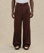 Pantalon large viscose