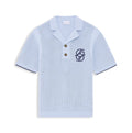 Polo maille monogramme