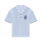 Polo maille monogramme