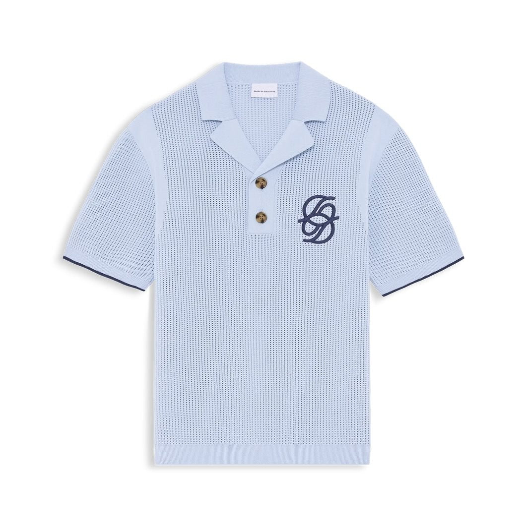 Polo maille monogramme