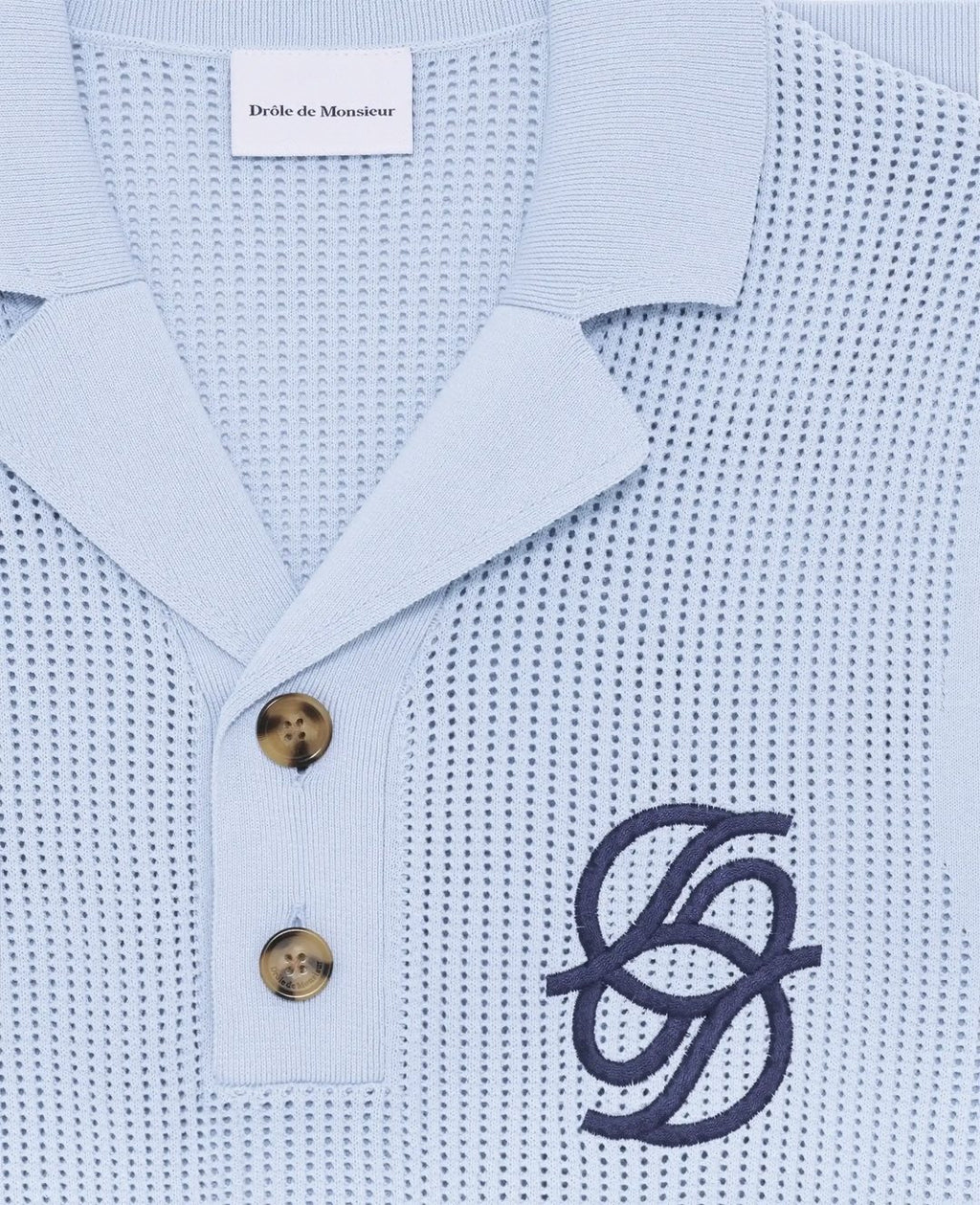 Polo maille monogramme