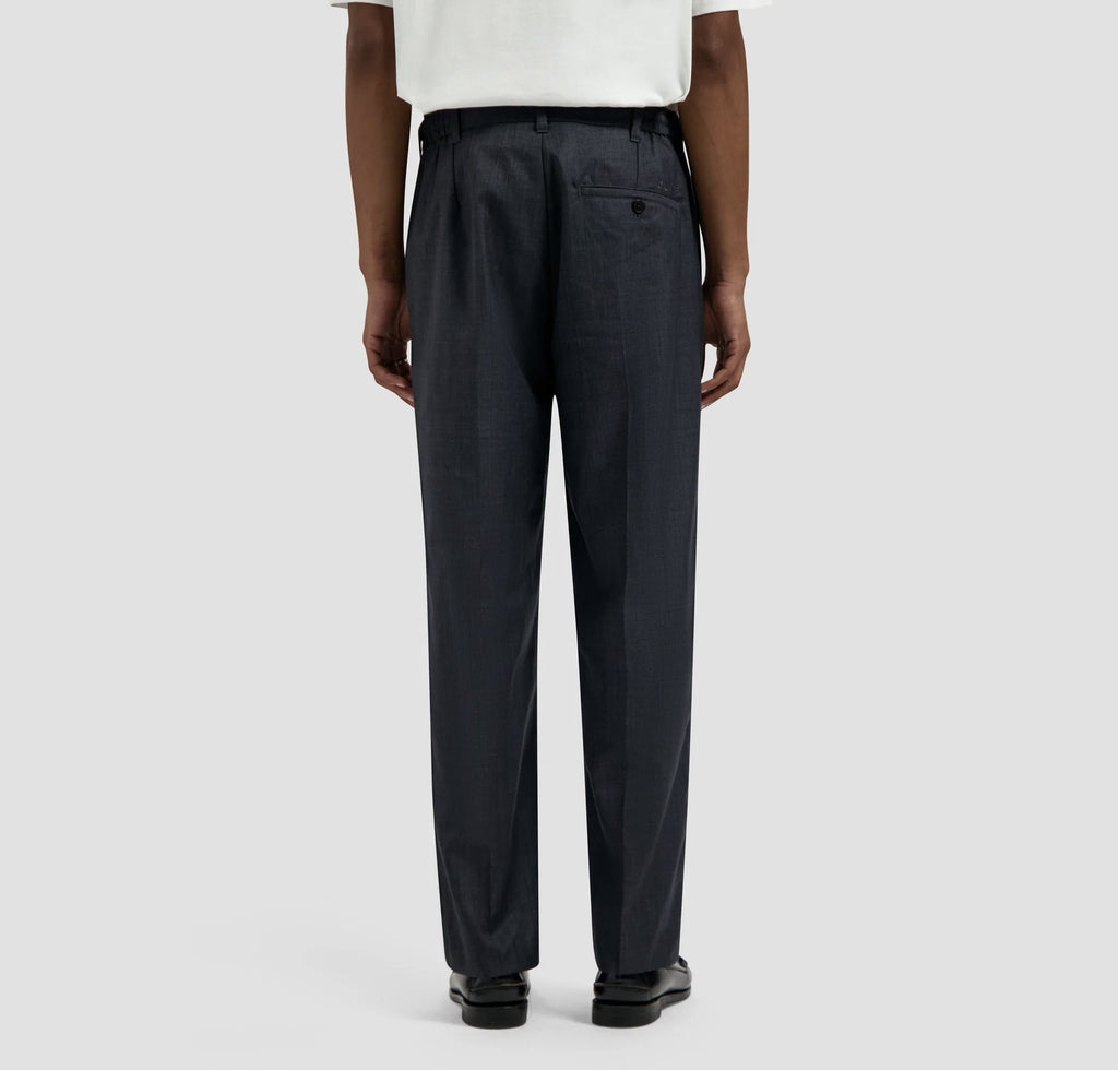 Regular Wool Blend Pleated Pan