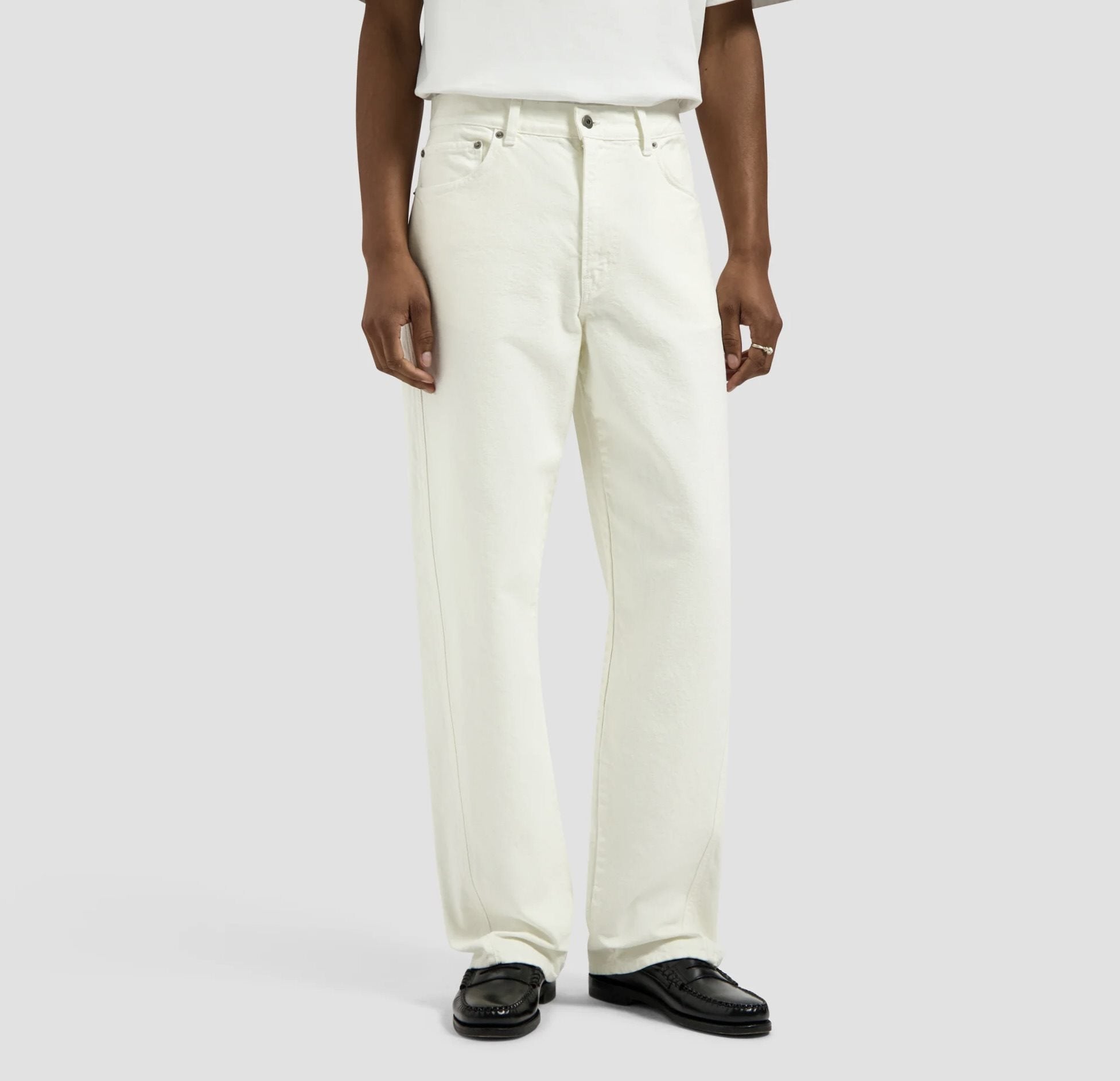 Relaxed canvas pants