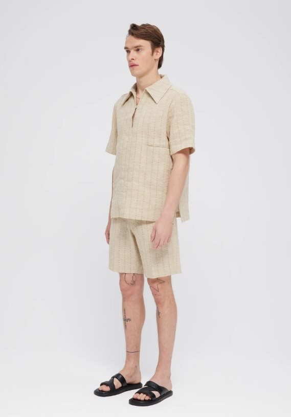 Resort linen kaftan