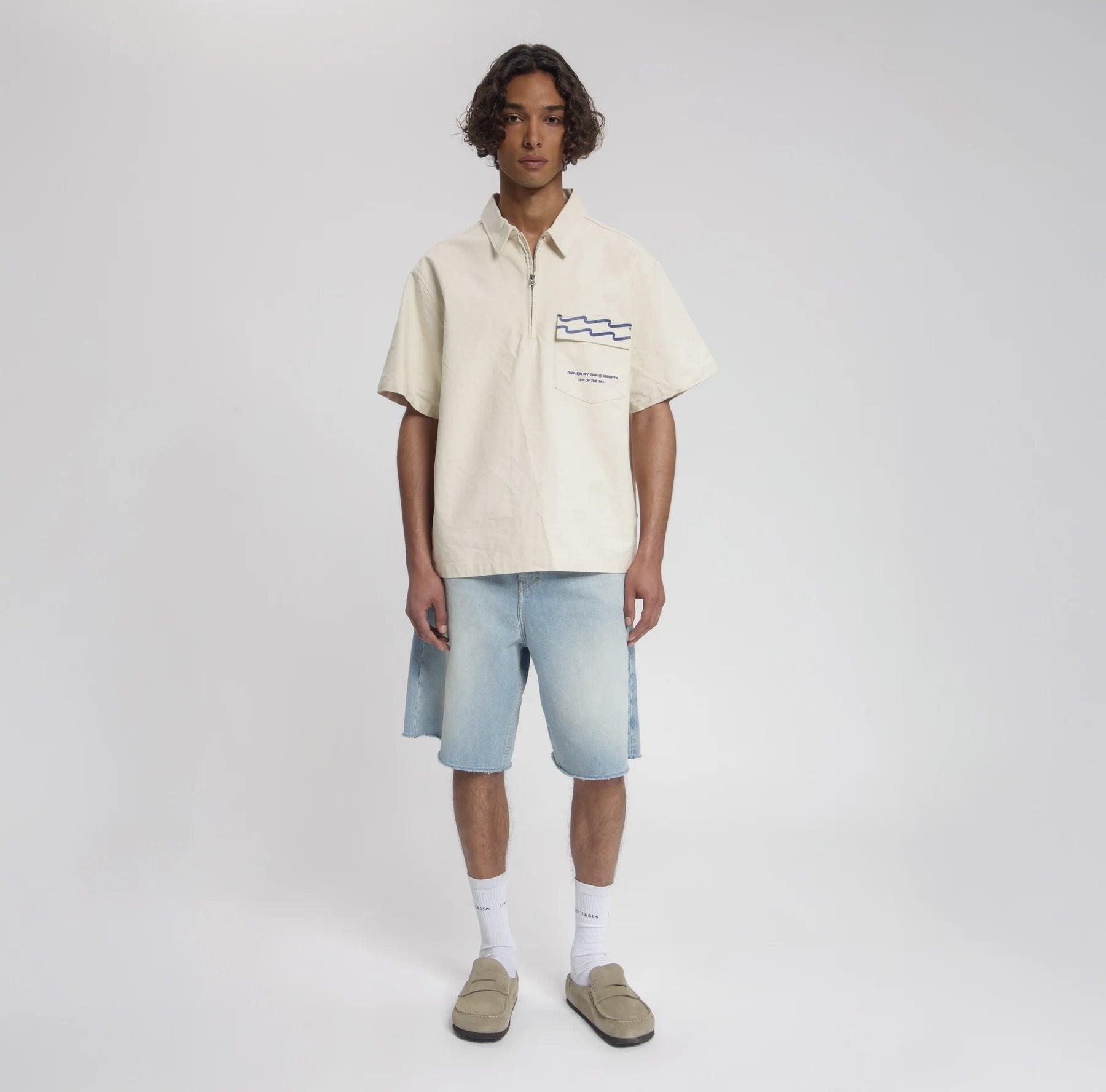 SELENE HEAVY COTTON POLO SHIRT