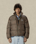 SLOGAN PUFFER JACKET