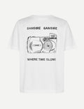 Samsøe Samsøe Sacamino T-shirt met print regular fit dames
