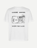 Samsøe Samsøe Sacamino T-shirt met print regular fit dames