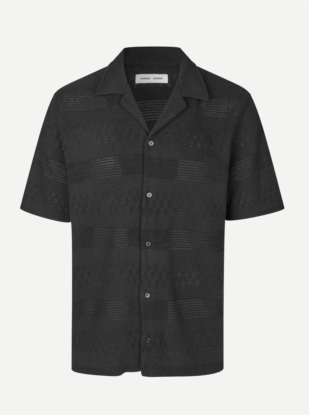 Samsøe Samsøe Samartin knit shirt met knoopsluiting