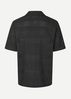 Samsøe Samsøe Samartin knit shirt met knoopsluiting