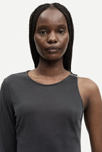 Samsøe Samsøe one shoulder top slim fit minimalistische dames top