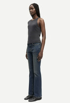 Samsøe Samsøe one shoulder top slim fit minimalistische dames top