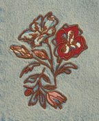 Short jean dusty brodé fleurs
