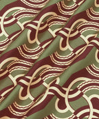 Silk Chain Link Monogram Scarf