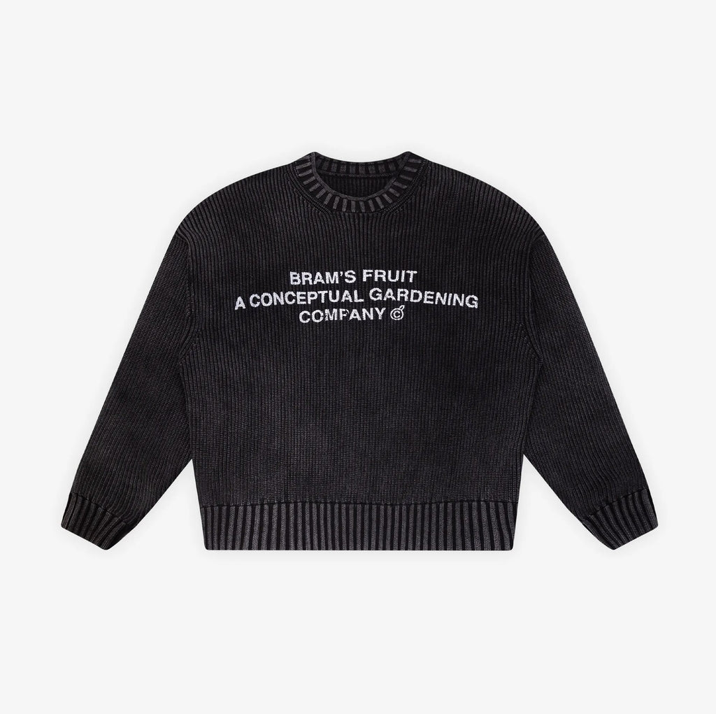 Stamp Knit - Charcoal
