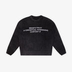 Stamp Knit - Charcoal