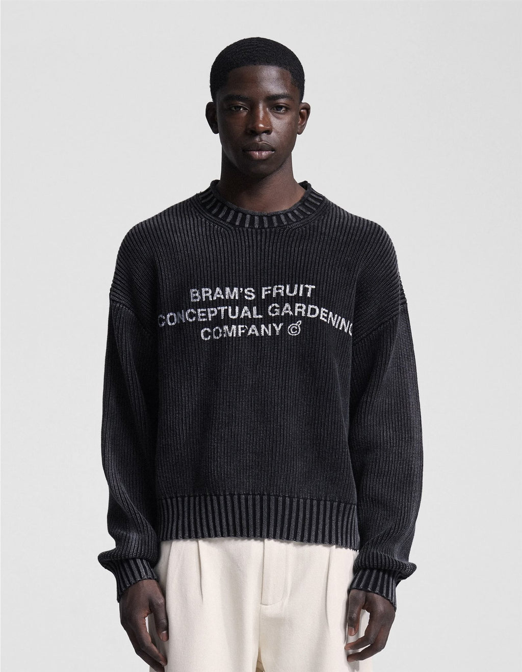 Stamp Knit - Charcoal