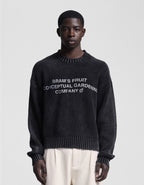 Stamp Knit - Charcoal