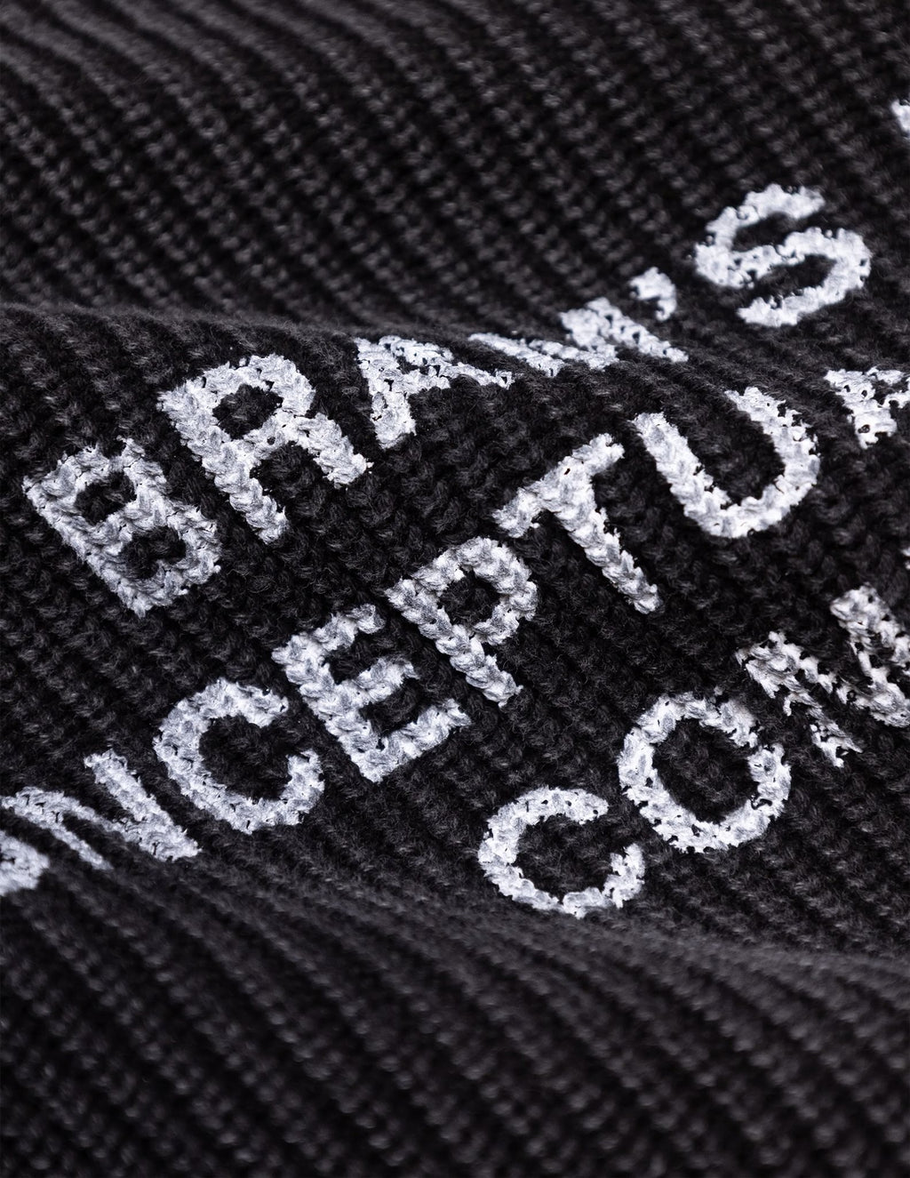 Stamp Knit - Charcoal