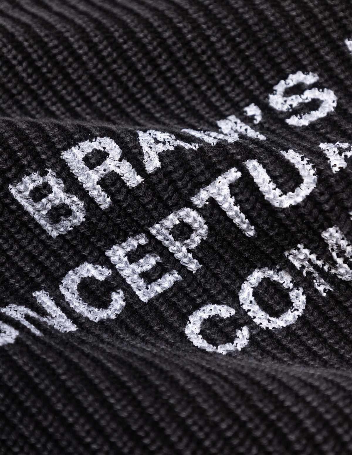 Stamp Knit - Charcoal