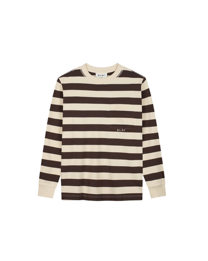 Striped Rib Crewneck