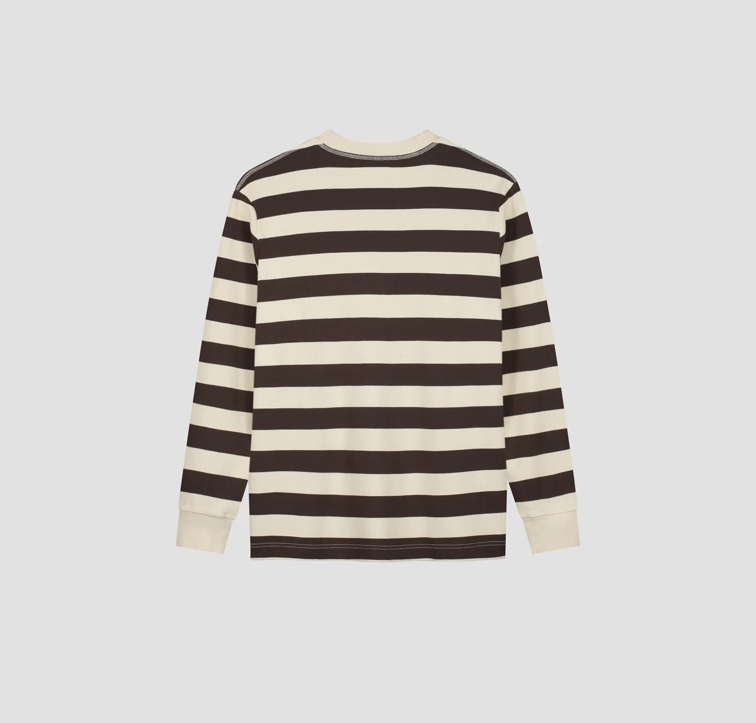 Striped Rib Crewneck