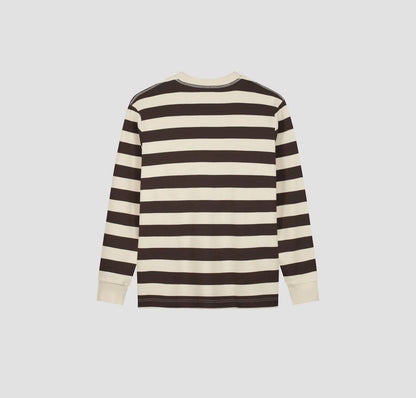 Striped Rib Crewneck